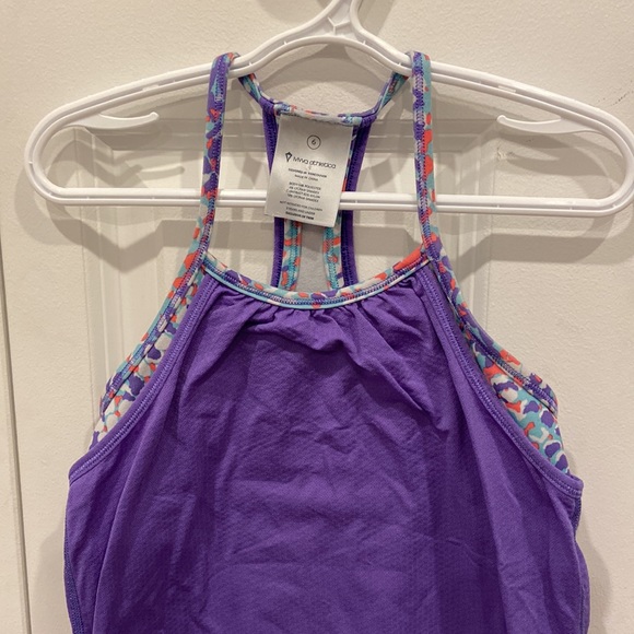 Ivivva Purple, Pink, White & Aqua Scaled Double Dutch Tank Top - Picture 2 of 5